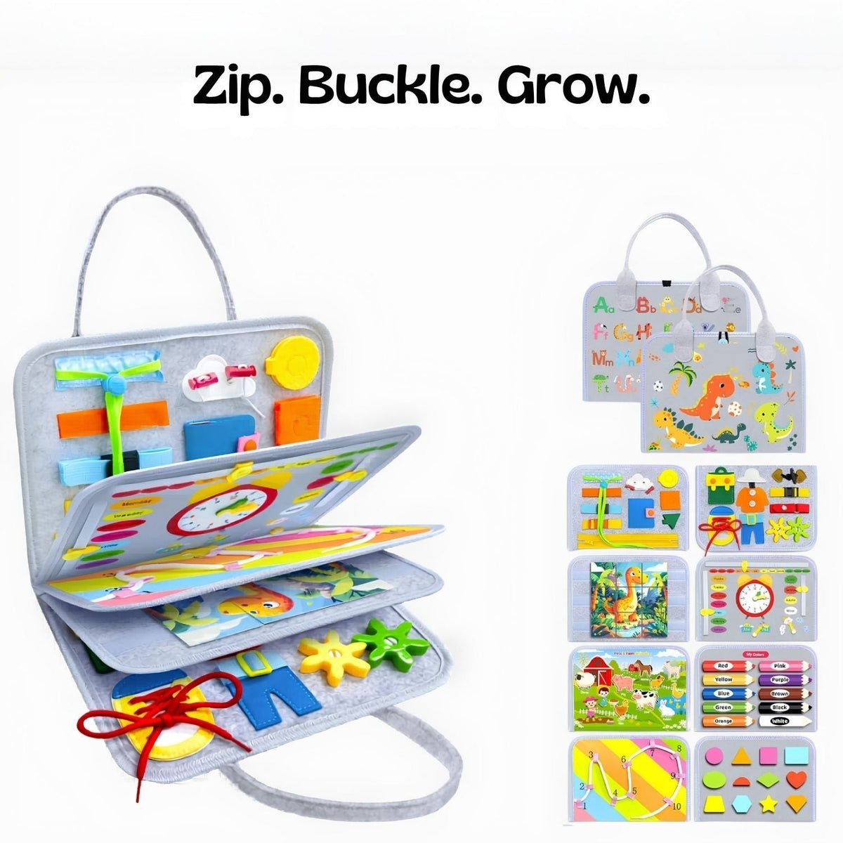 GentlePath Montessori Busy Board | Engaging Learning Toy for Toddlers