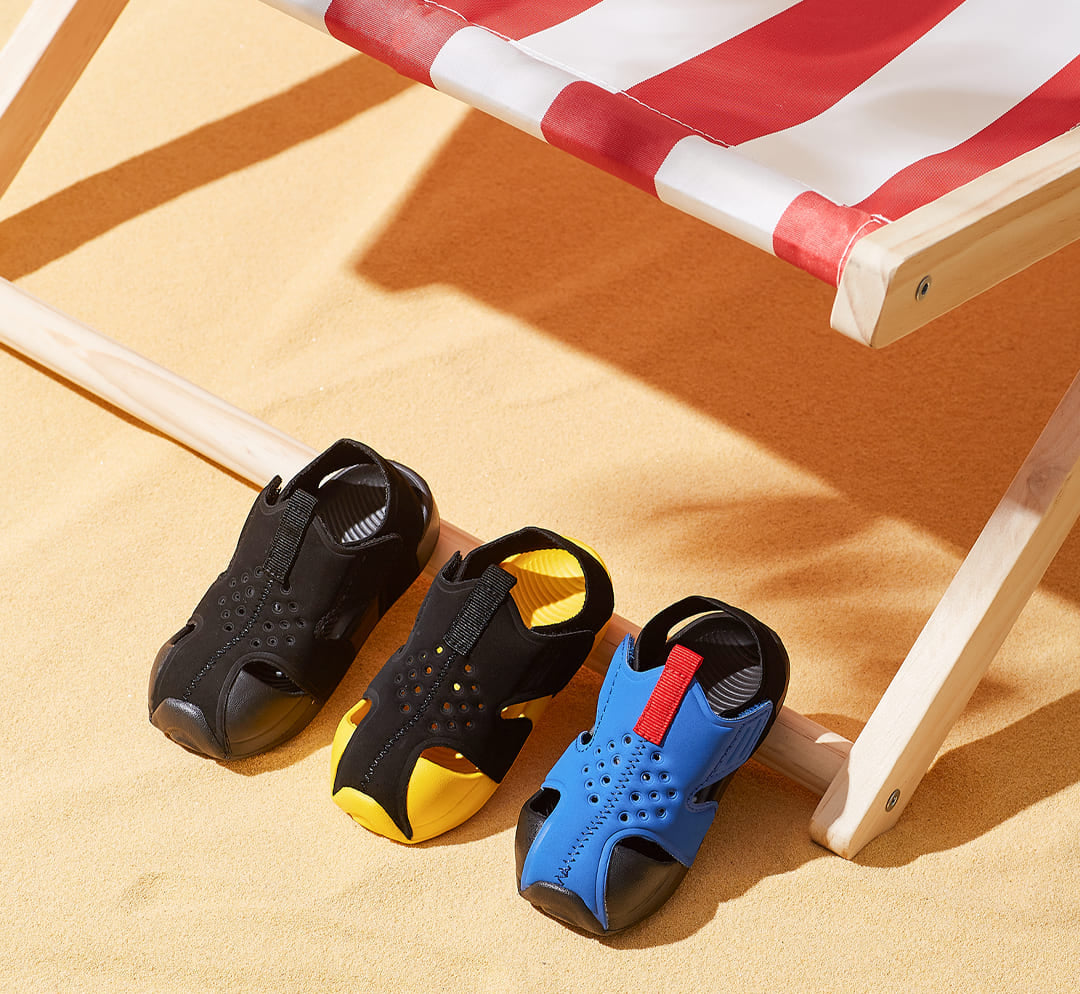 Seaside Breeze Toddler Two-Tone Sandals | Lightweight Non-Slip Footwear