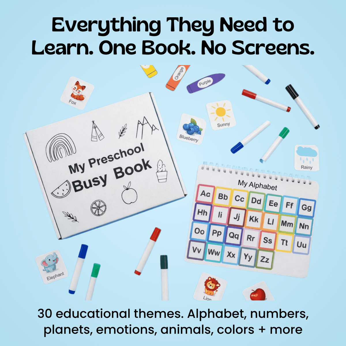 Whimsical Journey Toddler Busy Book | Engaging Learning Activity