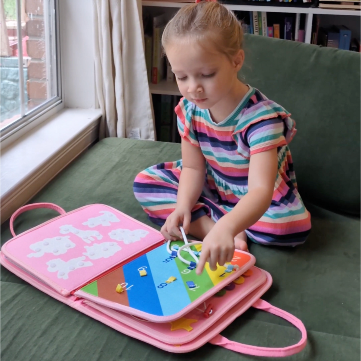 GentlePath Montessori Busy Board | Engaging Learning Toy for Toddlers