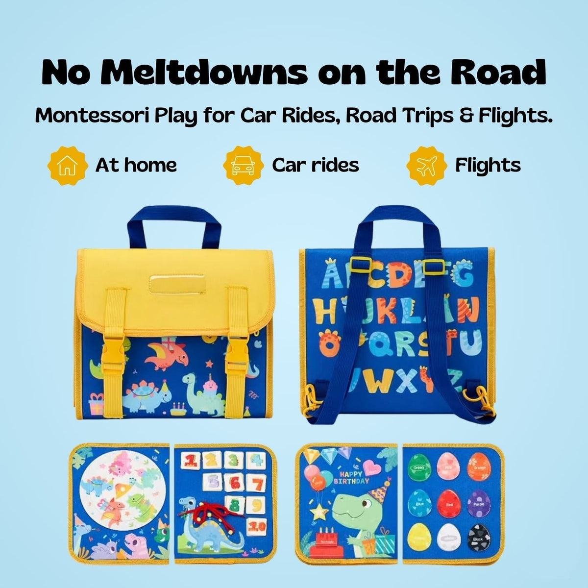 GentlePath Montessori Busy Board | Engaging Learning Toy for Toddlers