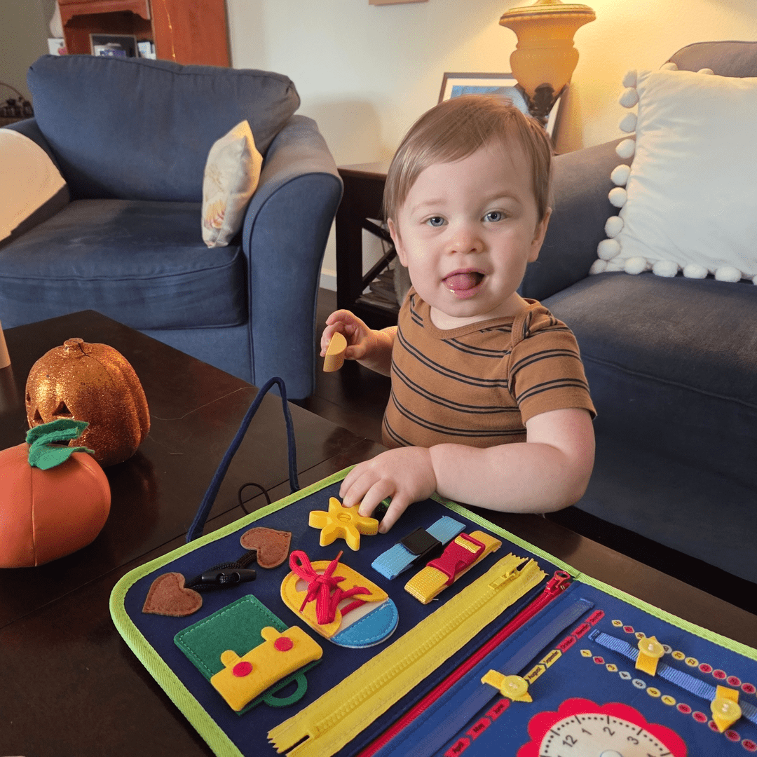 GentlePath Montessori Busy Board | Engaging Learning Toy for Toddlers