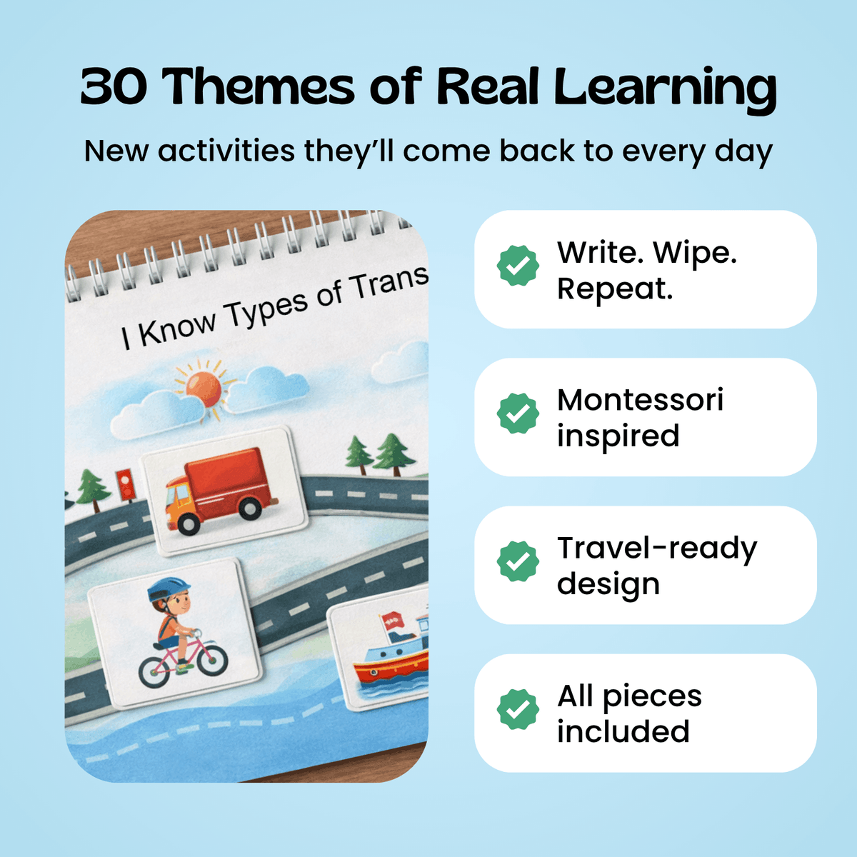 Whimsical Journey Toddler Busy Book | Engaging Learning Activity