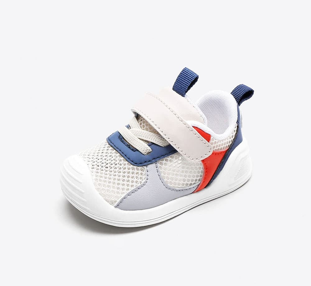 WhisperWalk Colourblock Baby Sneakers | Breathable Soft Sole First Walking Shoes