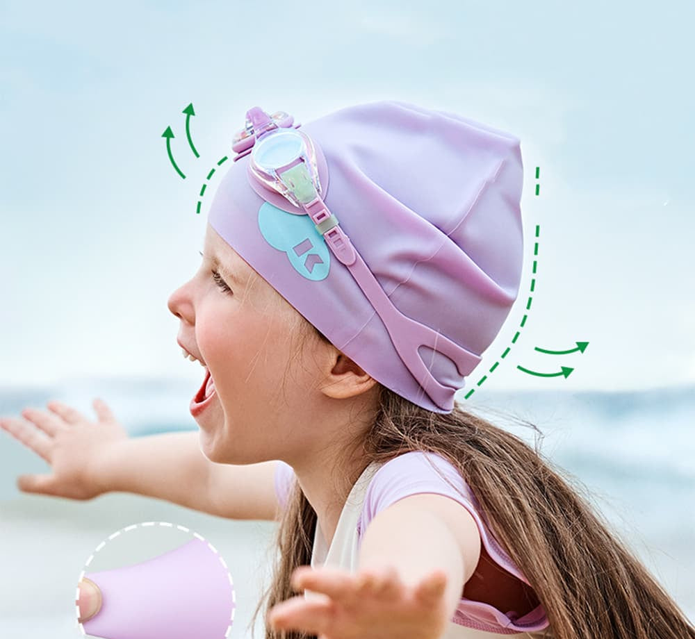 AquaWave Swim Cap for Babies | Lightweight Waterproof Swimwear