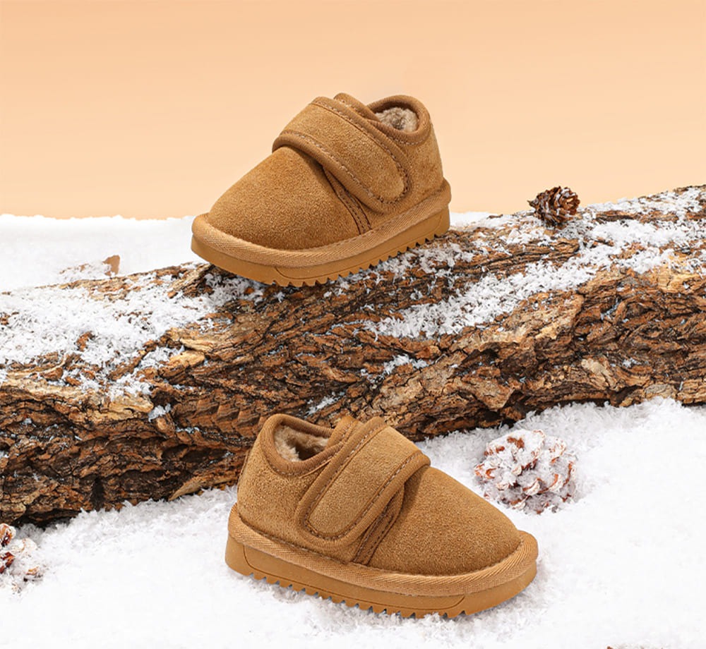 WhisperWalk Suede Toddler Winter Boots, image 1