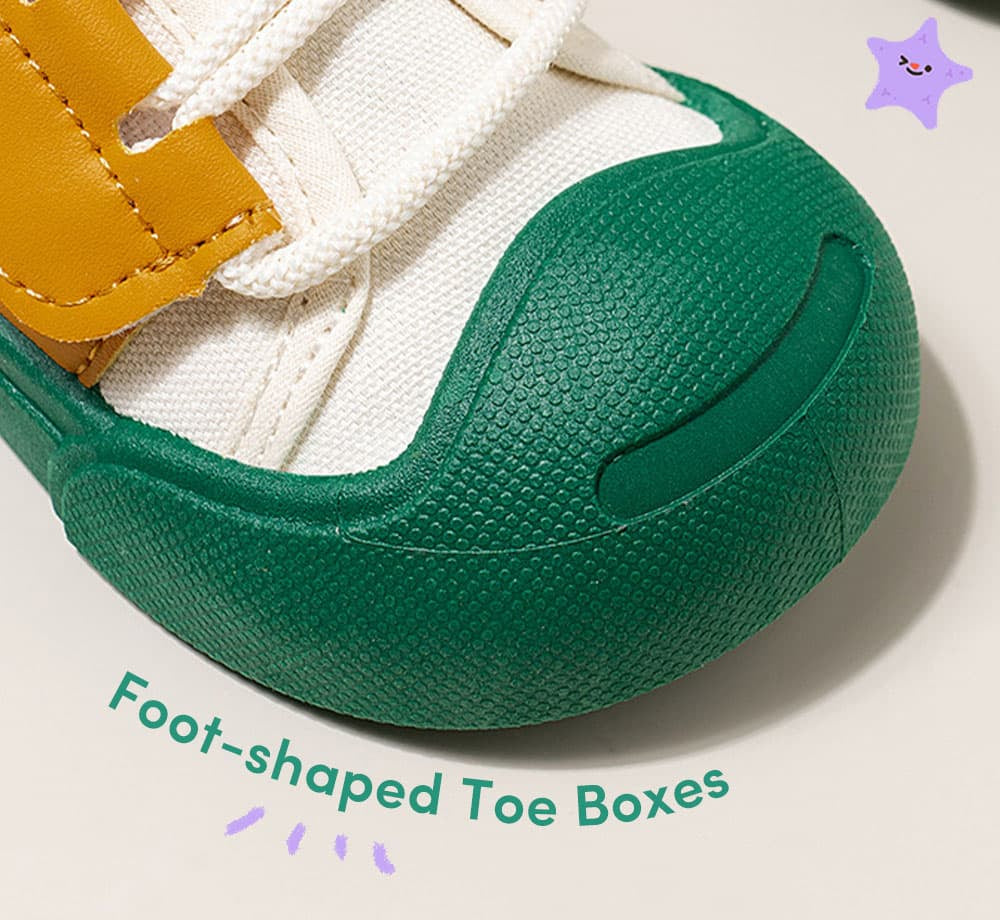 GentleStride Two-Tone Baby Sneakers | Lightweight Non-Slip First Walking Shoes