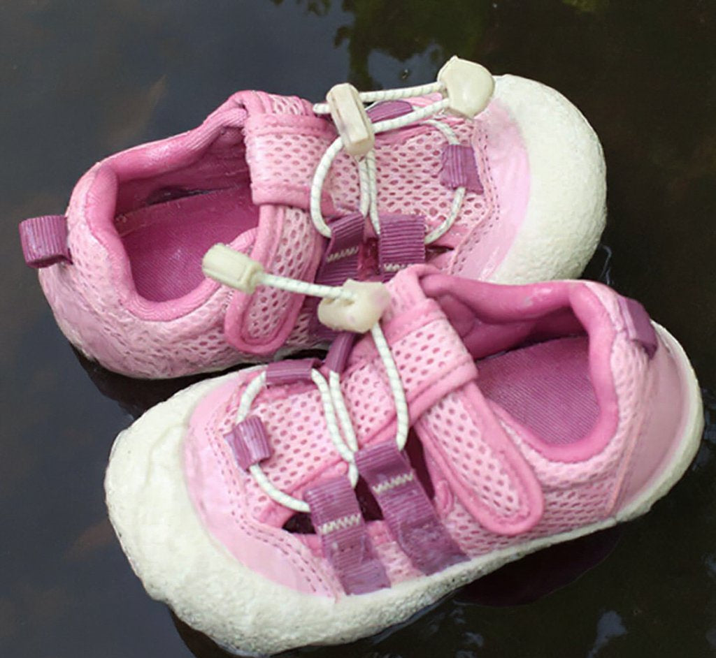 GentleStride Honeycomb Mesh Baby Shoes | Quick-Dry Water Play Shoes