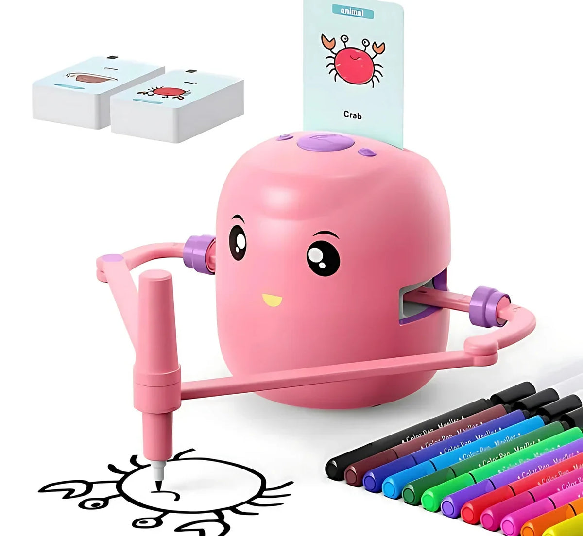 WhimsyBot Creative Drawing Robot for Kids | AI-Powered Fun