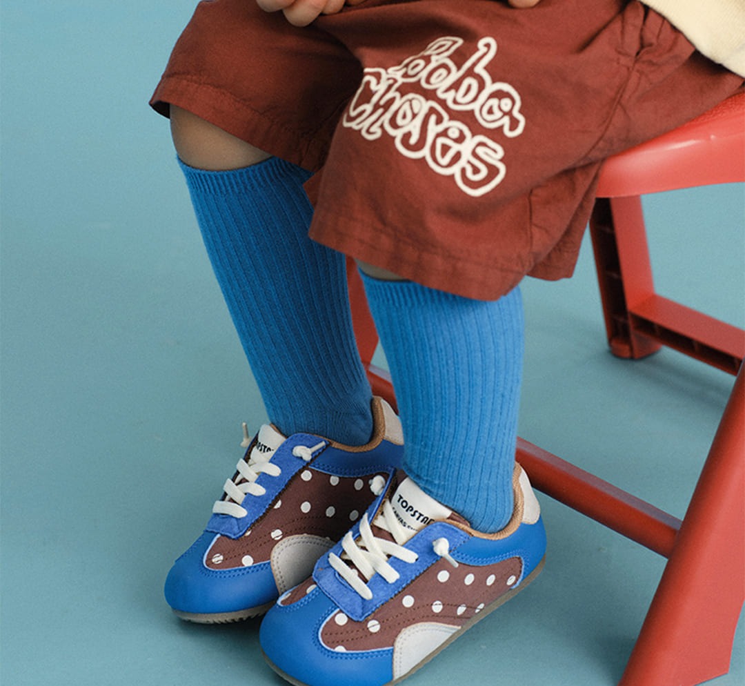 Whimsical Dot Baby Sneakers, image 5