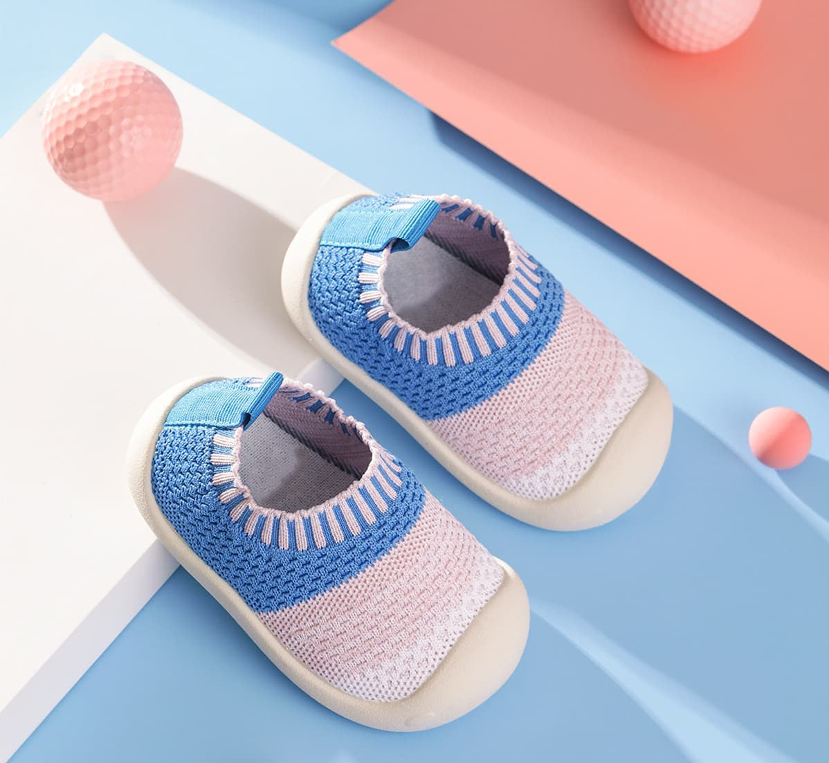 GentleStep Non-Slip Toddler Sock-Shoes | Cosy First Walking Shoes