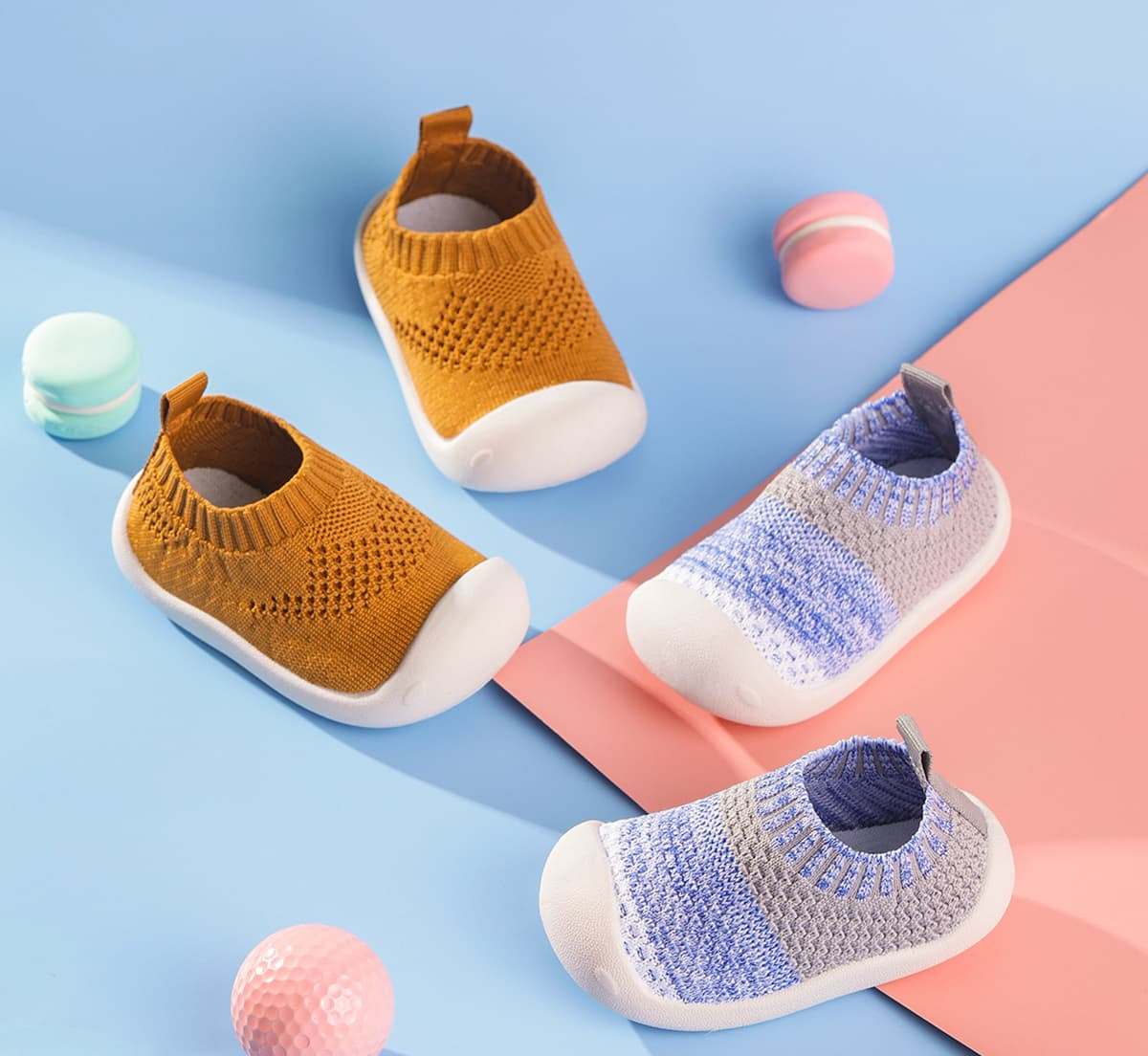 GentleStep Non-Slip Toddler Sock-Shoes | Cosy First Walking Shoes