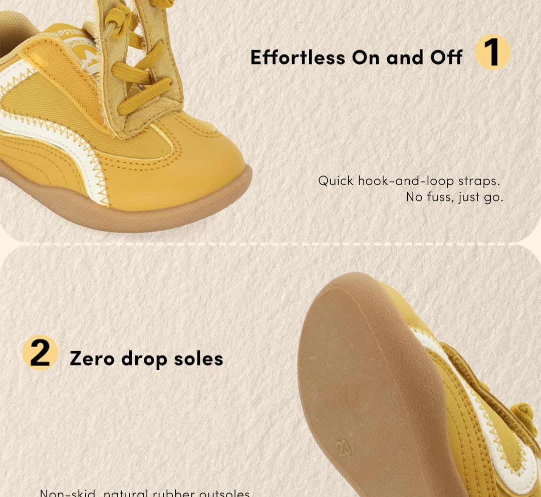 GentleStride Bright Canvas Baby Sneakers | Breathable Soft Sole Toddler Shoes