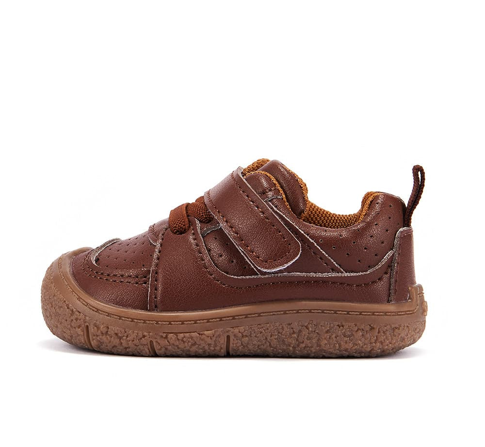 GentleStride Suede First Walkers | Adjustable Velcro Soft Sole Shoes