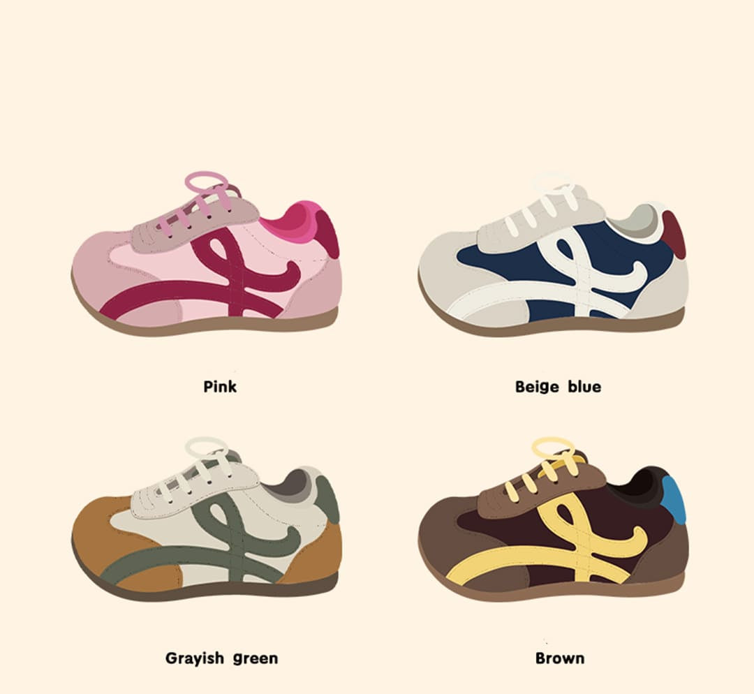 GentleStride Retro Chunky Toddler Sneakers | Breathable Soft Sole Shoes