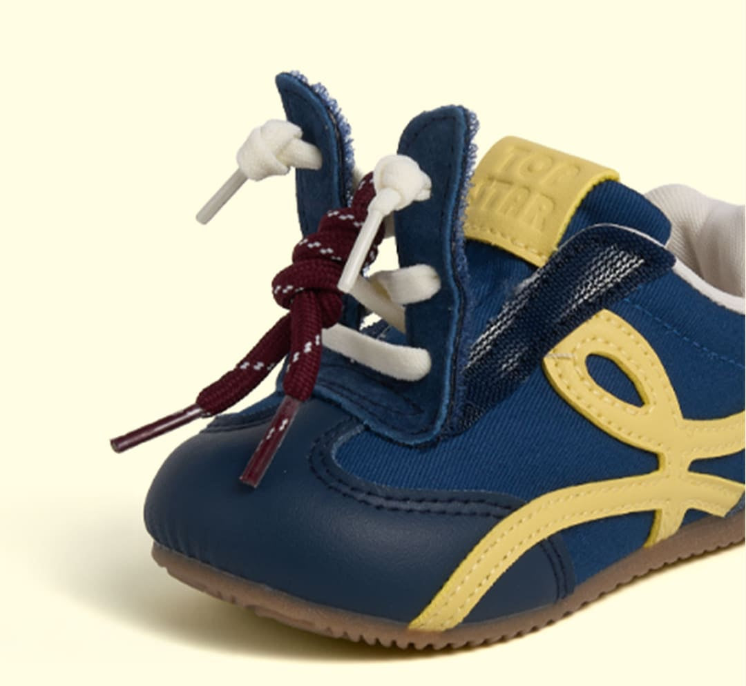 GentleStride Patterned Toddler Sneakers | Breathable Soft Sole Shoes