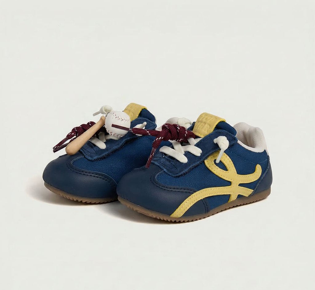 GentleStride Patterned Toddler Sneakers | Breathable Soft Sole Shoes