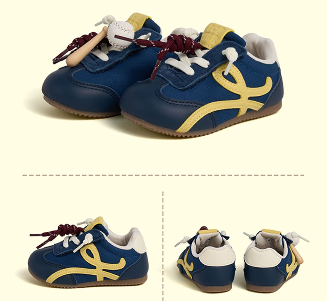 GentleStride Patterned Toddler Sneakers | Breathable Soft Sole Shoes