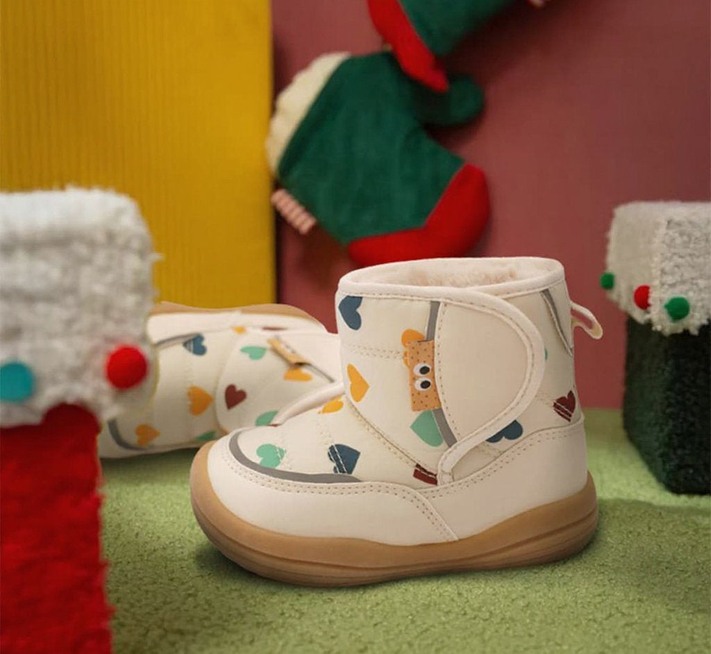 Snowy Paws Kids Winter Boots | Cosy Non-Slip Toddler Footwear
