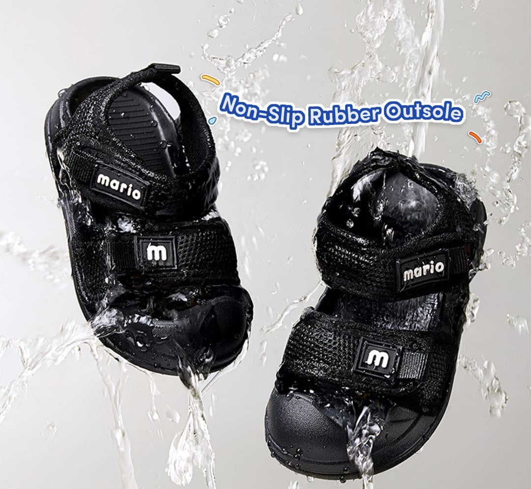 Gentle Breeze Closed-Toe Toddler Sandals | Lightweight Non-Slip Shoes