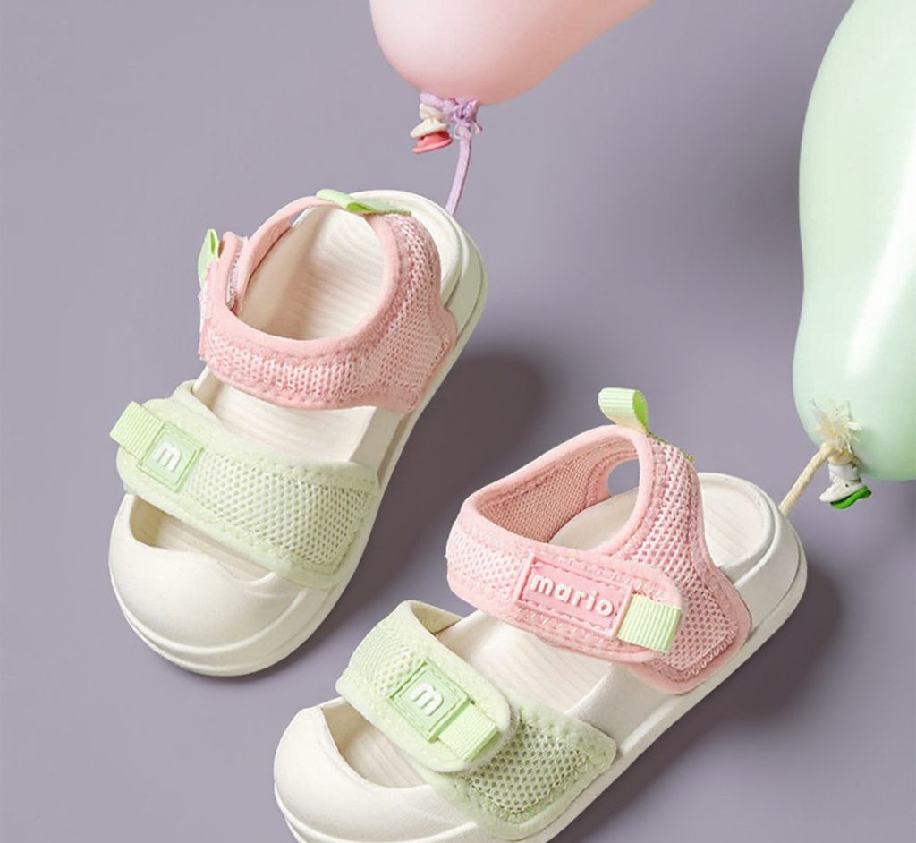 Gentle Breeze Closed-Toe Toddler Sandals | Lightweight Non-Slip Shoes
