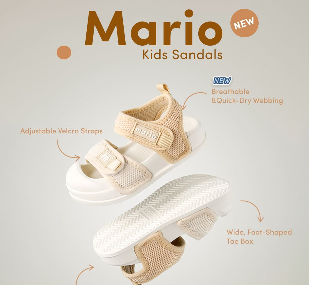Gentle Breeze Closed-Toe Toddler Sandals | Lightweight Non-Slip Shoes
