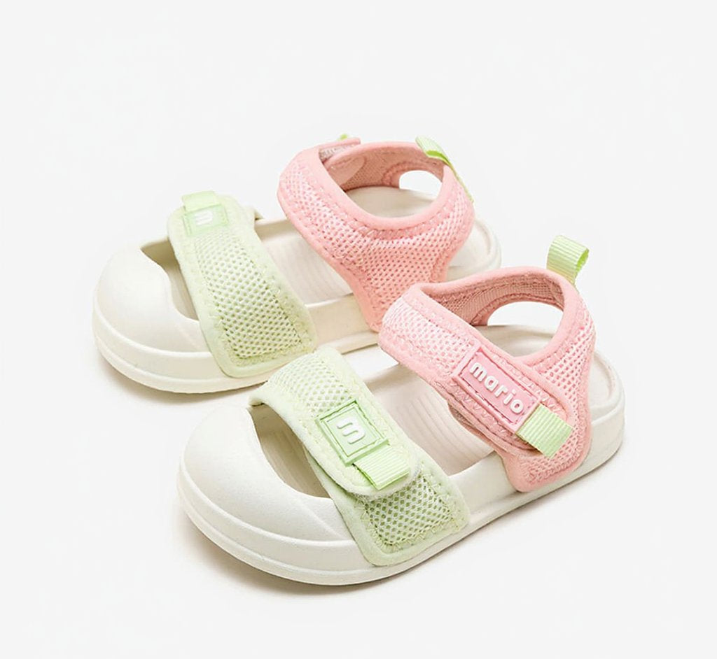Gentle Breeze Closed-Toe Toddler Sandals | Lightweight Non-Slip Shoes