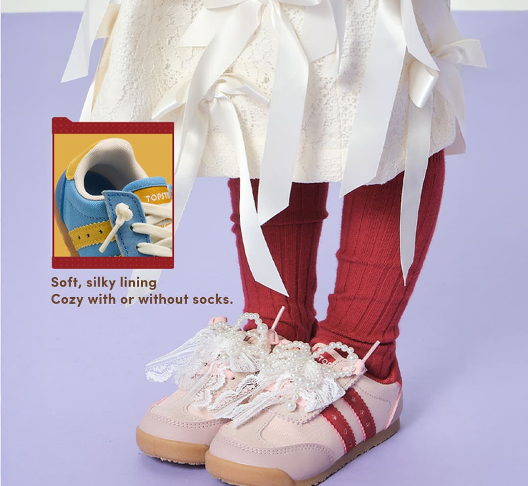 Meadow Blossom Baby Sneakers | Lightweight Non-Slip Toddler Shoes