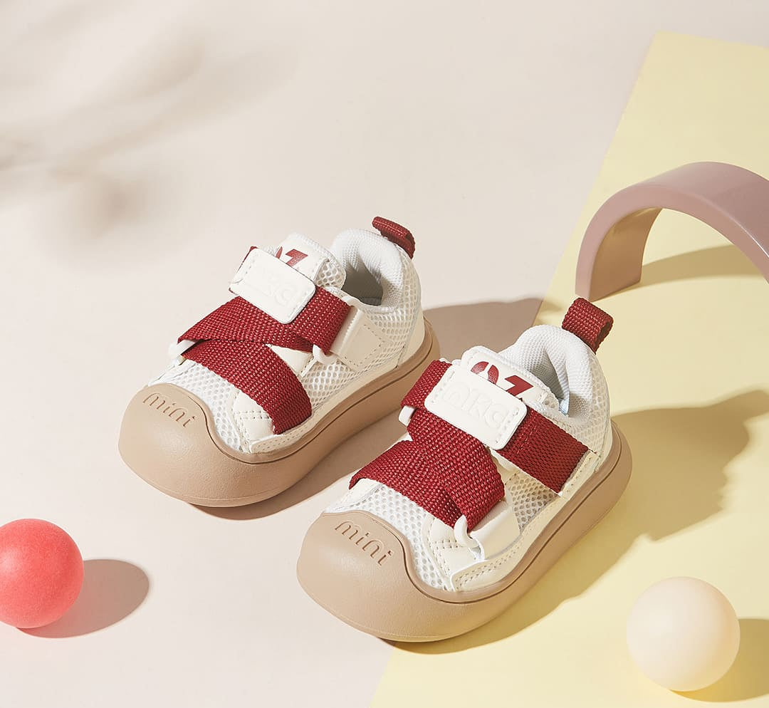 WhisperWalk Panel Toddler Sneakers | Breathable Soft Sole Shoes