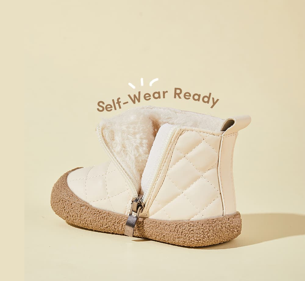 Snowy Meadow Toddler Winter Boots | Cosy Non-Slip Footwear