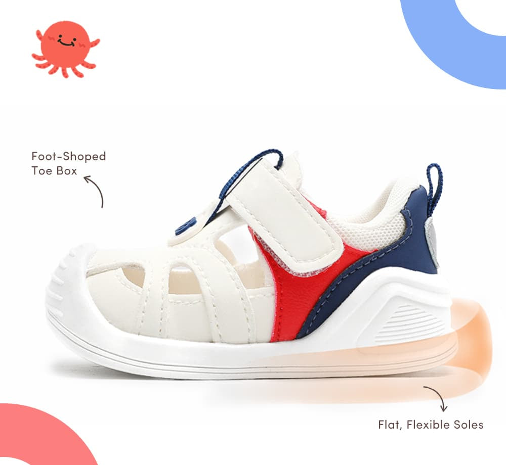 SereneStride Sneaker Sandals | Lightweight Non-Slip Toddler Shoes