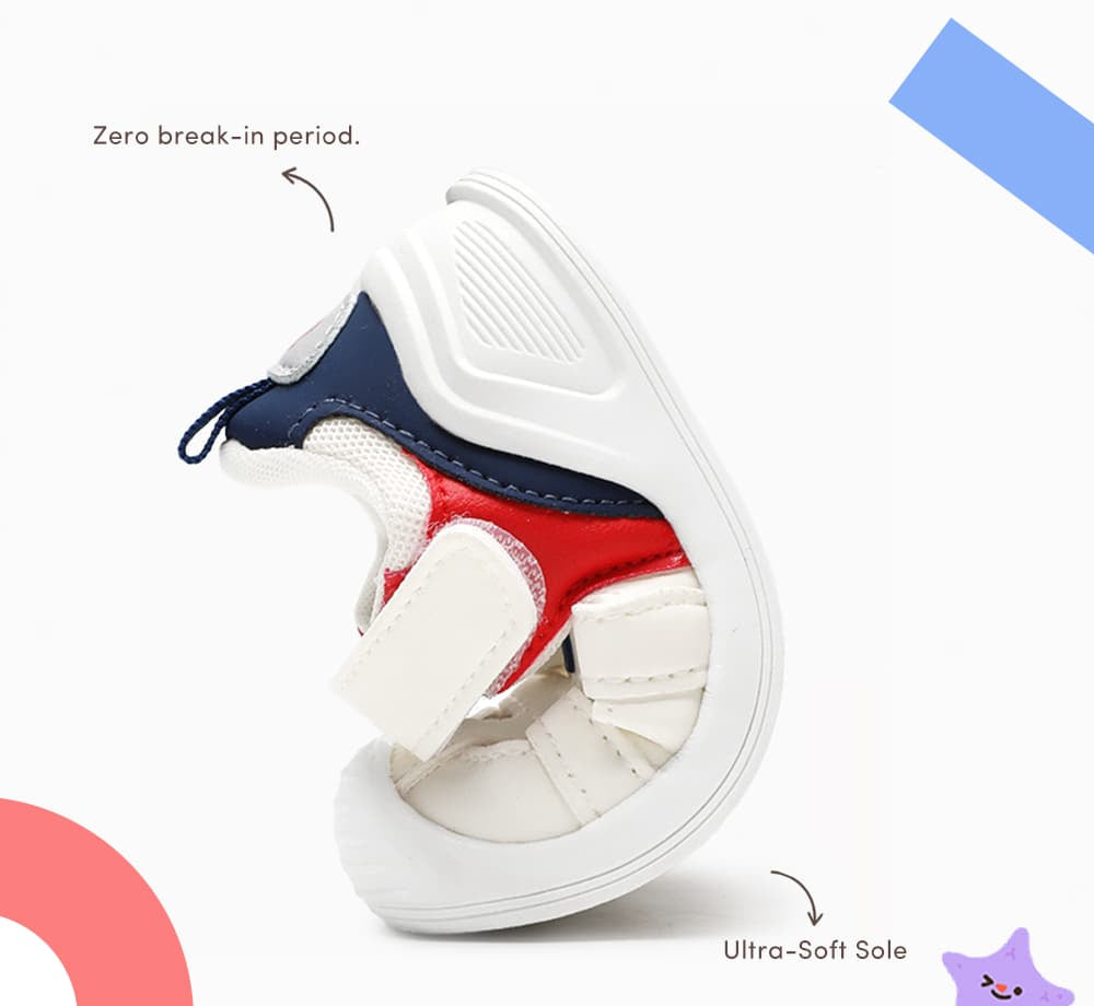 SereneStride Sneaker Sandals | Lightweight Non-Slip Toddler Shoes