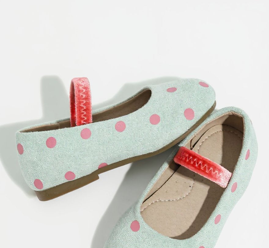 Daisy Dot Mary Jane Baby Shoes | Soft Sole Non-Slip Toddler Footwear