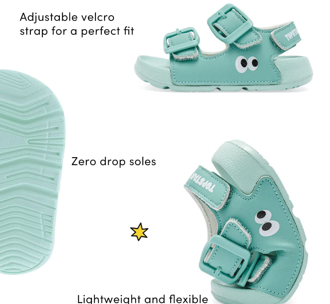 Pebble Breeze Toddler Sandals | Lightweight Non-Slip Footwear