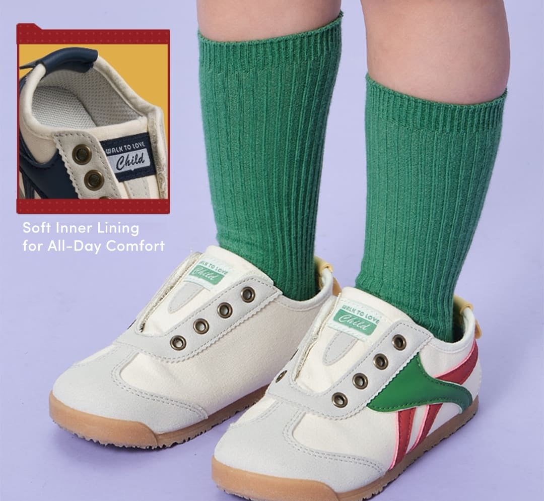 GentleStride Kid Retro Sneakers | Breathable Soft Sole Toddler Shoes