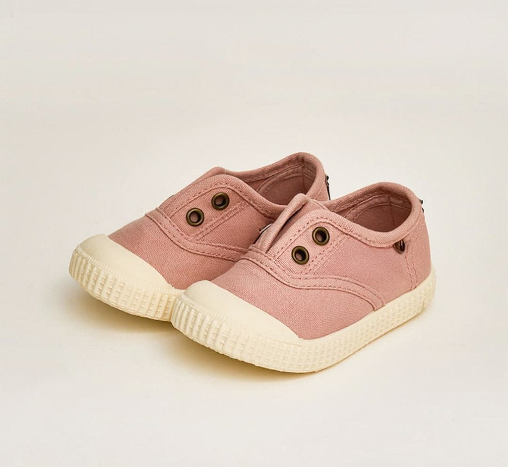 GentleStride Canvas Baby Plimsolls | Lightweight Soft Sole First Walking Shoes