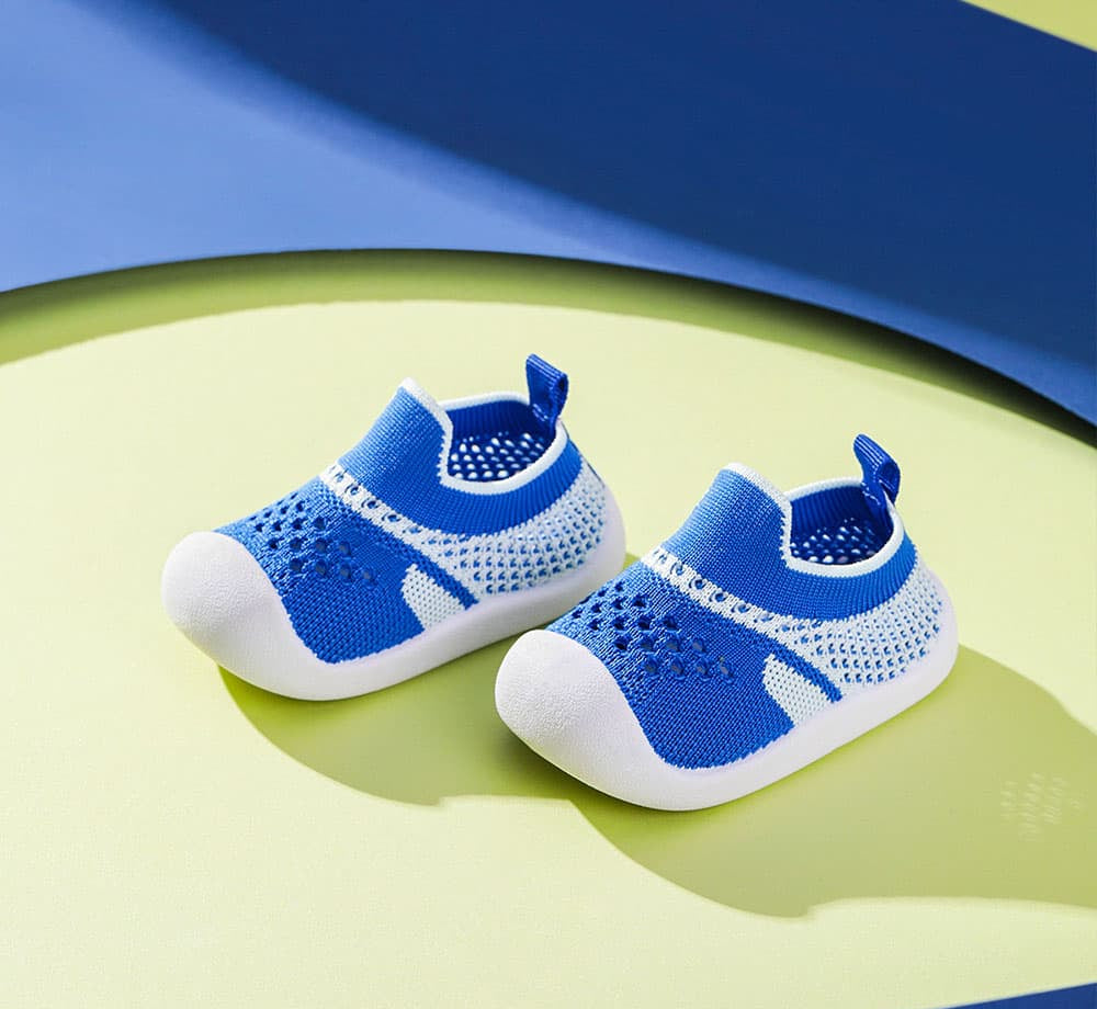 GentleStride Non-Slip Toddler Booties | Breathable Soft Sole Sneakers