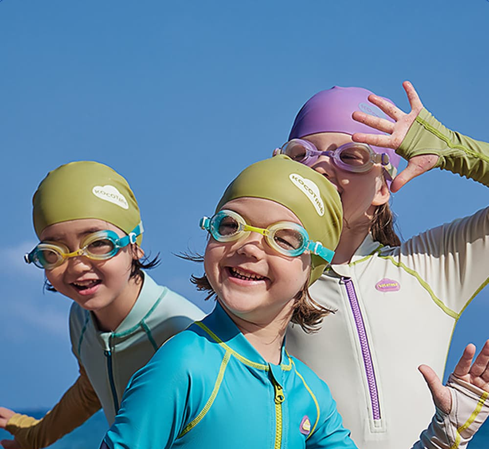 OceanWave Swim Cap | Breathable Water Cap for Toddlers