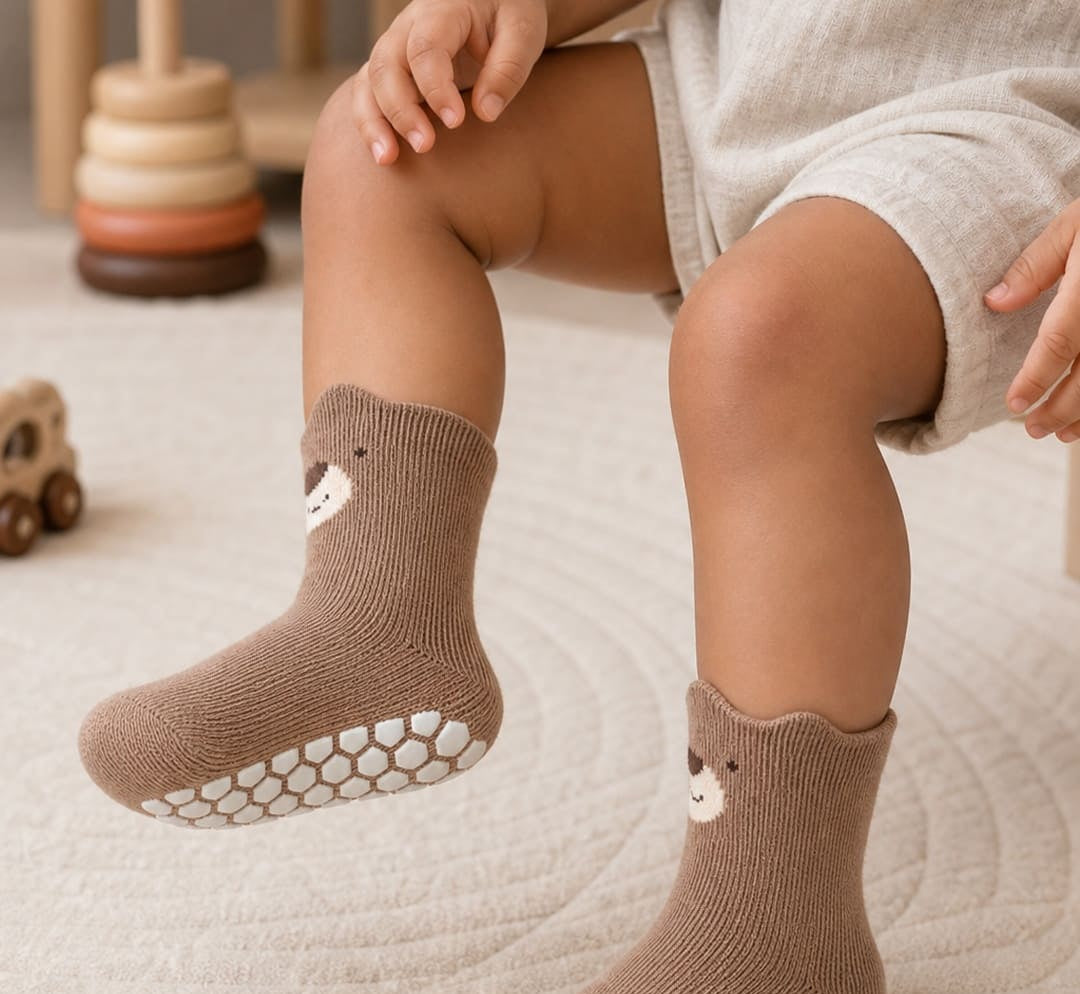 GentleGrip Toddler Socks | Non-Slip Cosy Footwear