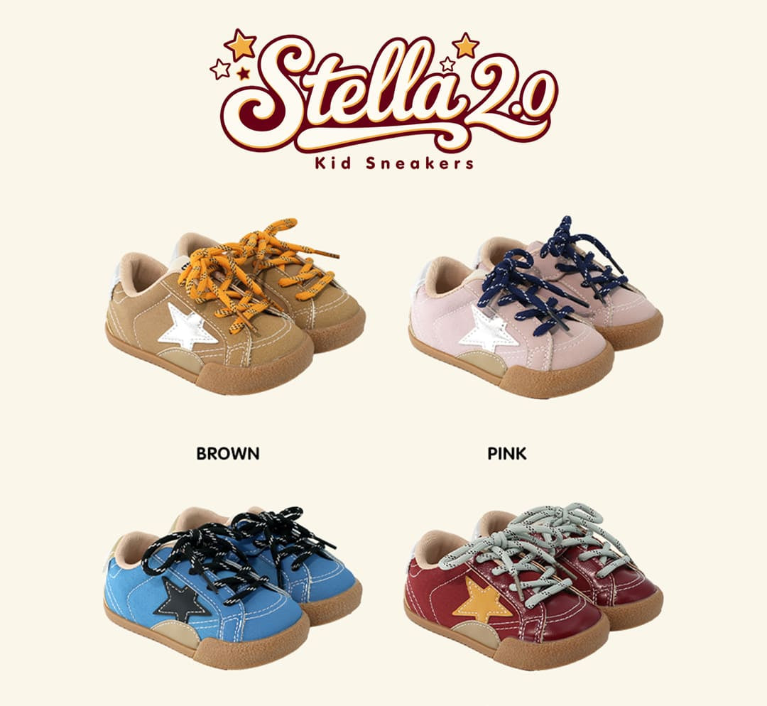 WhisperWalk Star Toddler Sneakers | Lightweight Non-Slip Baby Shoes