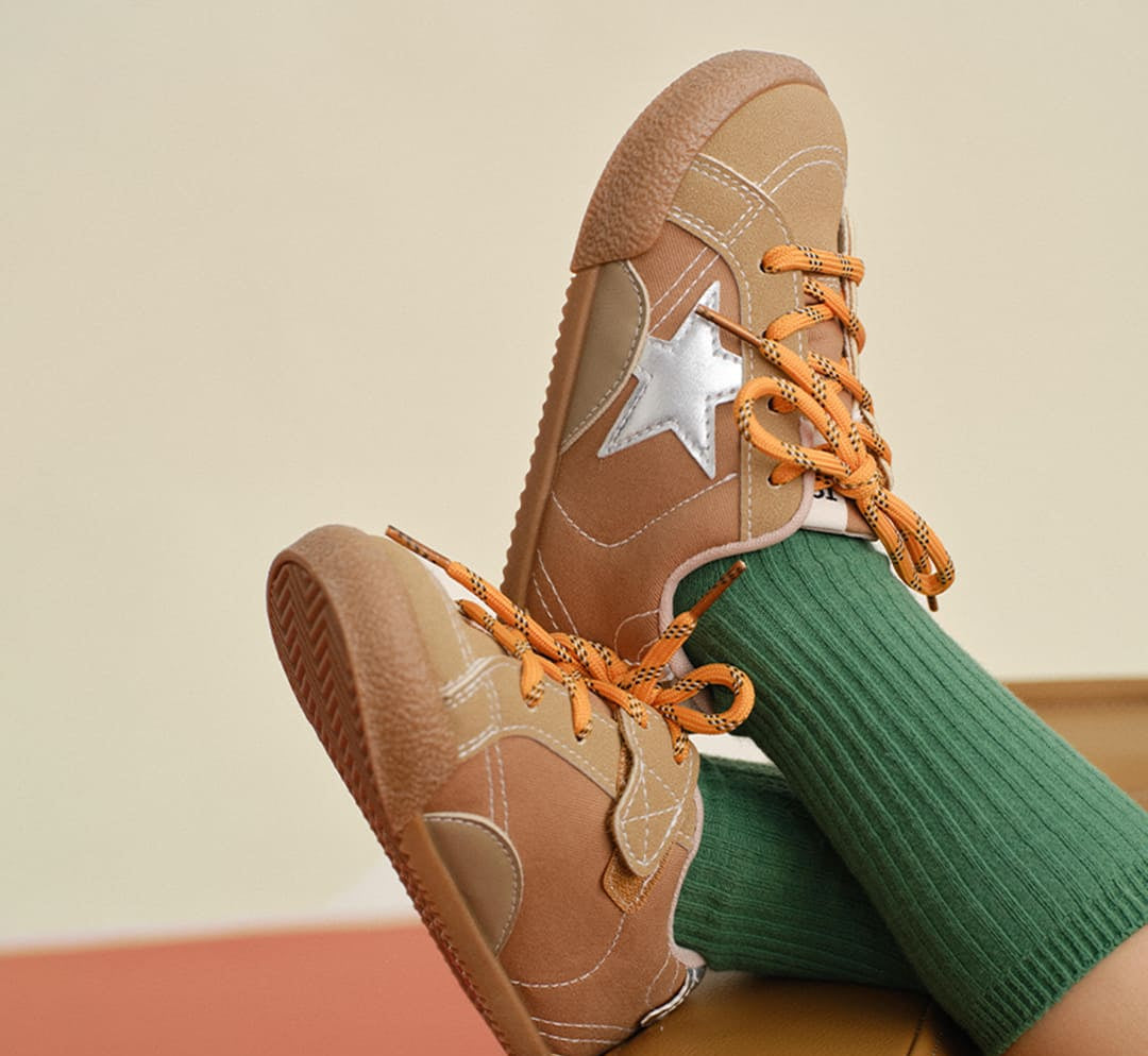 WhisperWalk Star Toddler Sneakers | Lightweight Non-Slip Baby Shoes