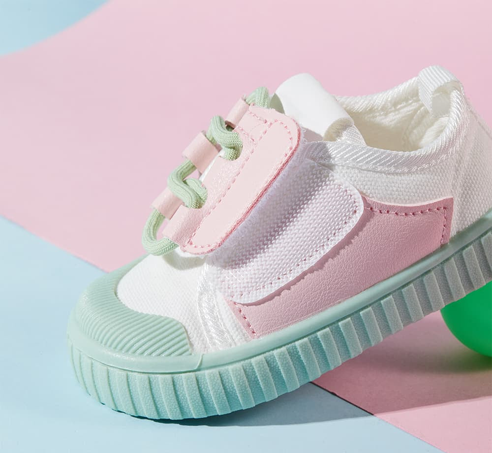 GentleStride Toe-Cap Baby Sneakers | Breathable Soft Sole First Walking Shoes