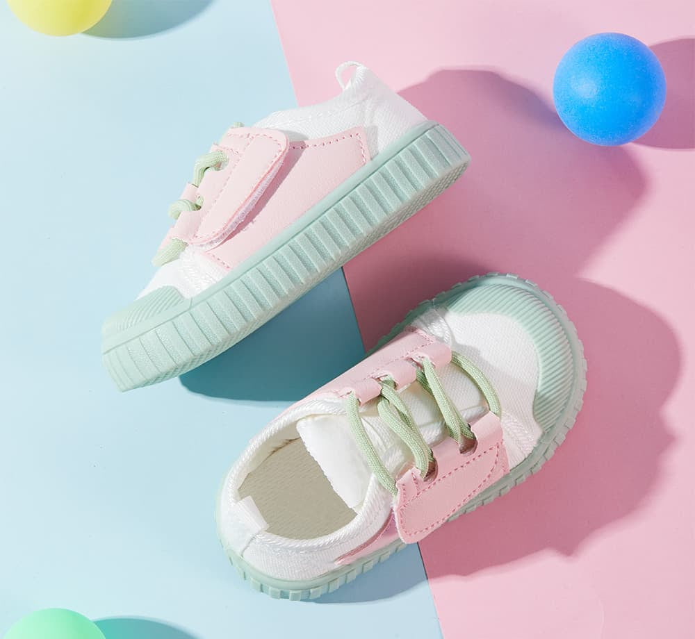 GentleStride Toe-Cap Baby Sneakers | Breathable Soft Sole First Walking Shoes