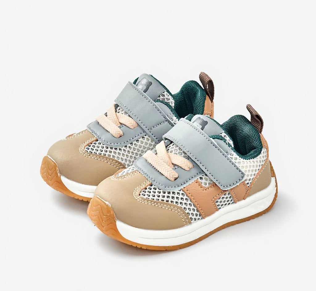 WhisperWalk Retro Runner Baby Sneakers | Breathable Soft Sole First Walking Shoes