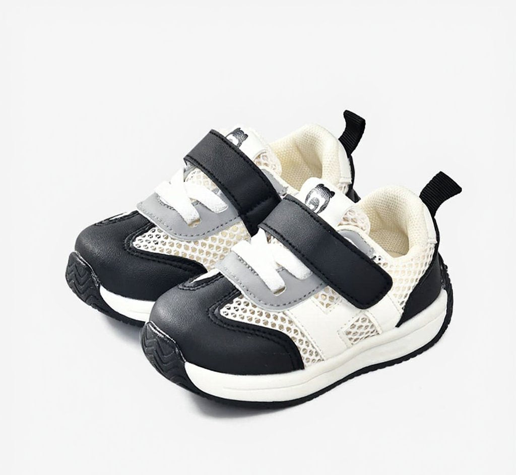 WhisperWalk Retro Runner Baby Sneakers | Breathable Soft Sole First Walking Shoes