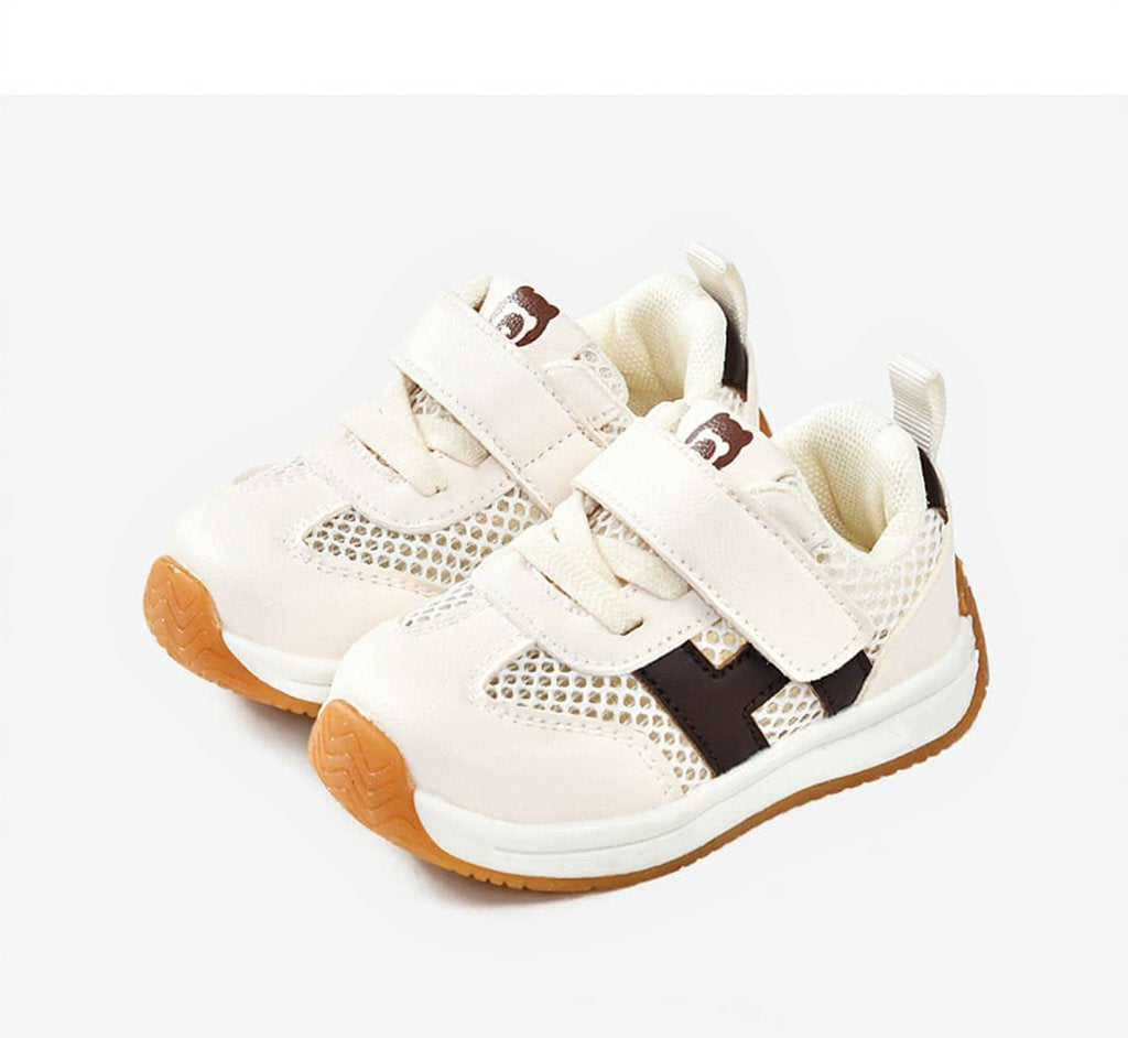 WhisperWalk Retro Runner Baby Sneakers | Breathable Soft Sole First Walking Shoes