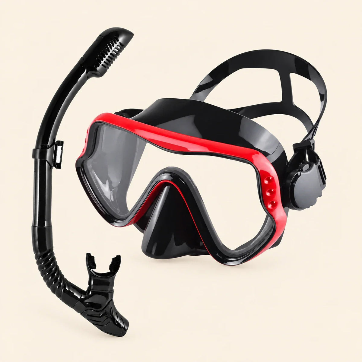 Adventure Cove Toddler Snorkel Set, Cherry Red
