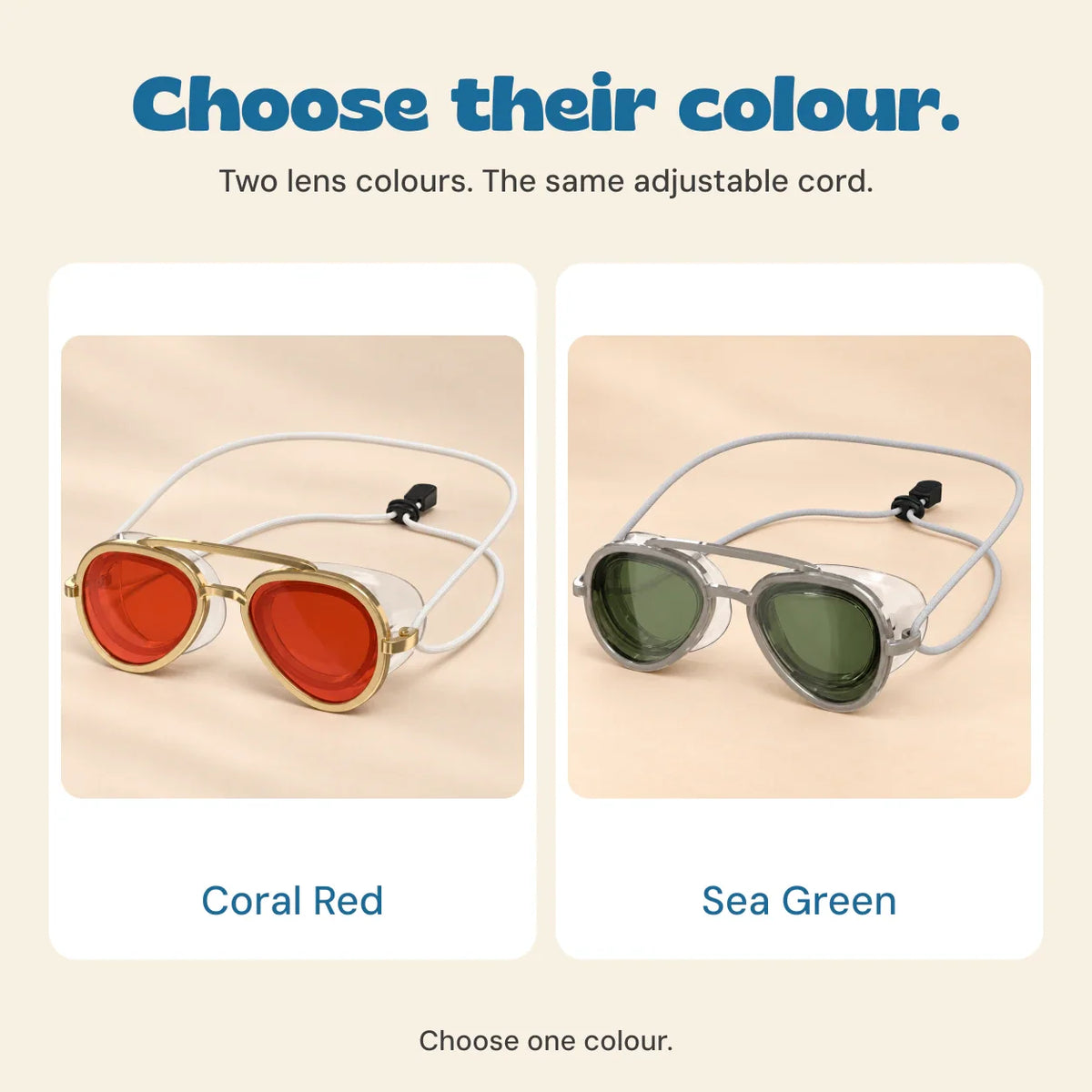 AquaLuxe SplashView Swim Goggles