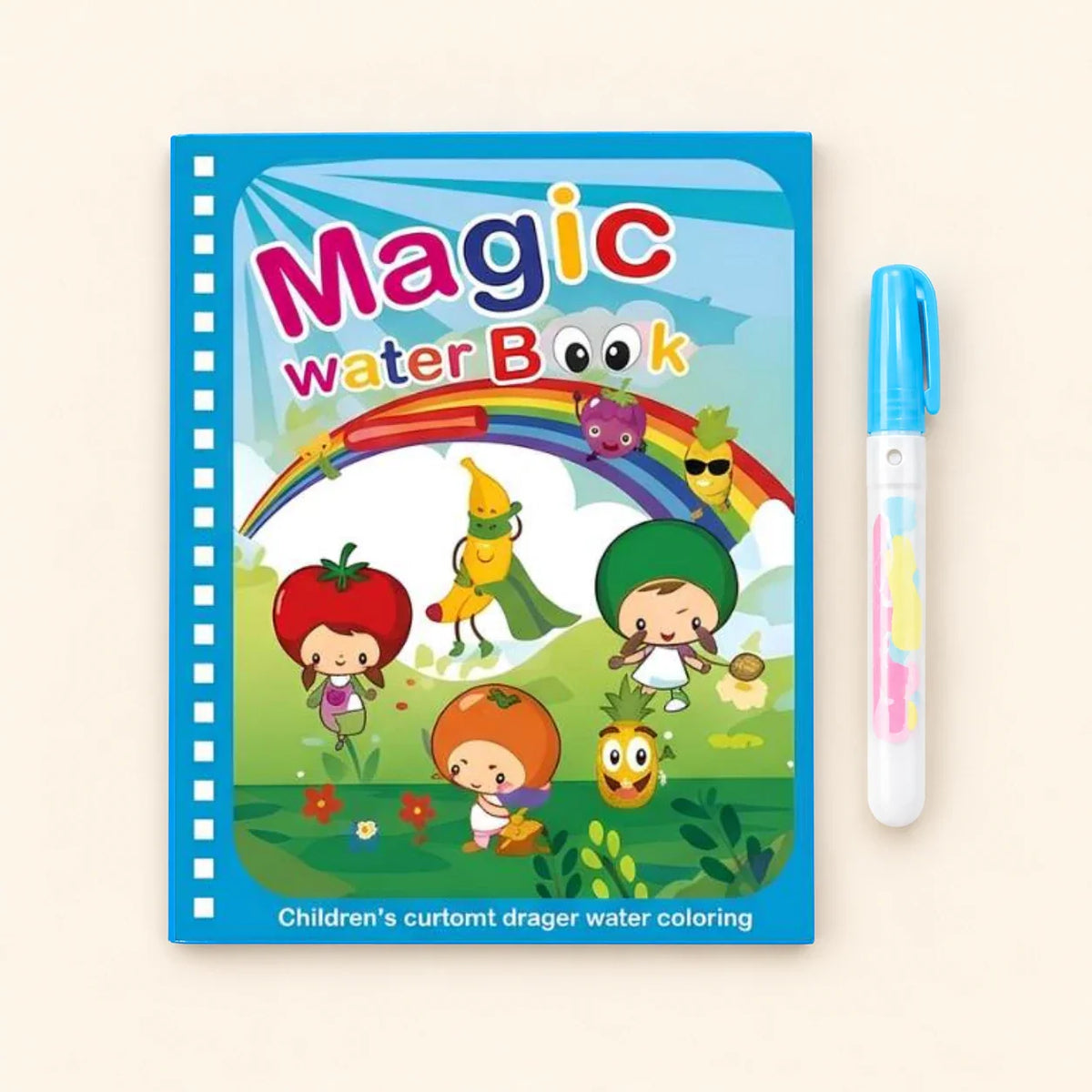 AquaWhimsy Mess-Free Water Coloring Book | Reusable Art for Kids