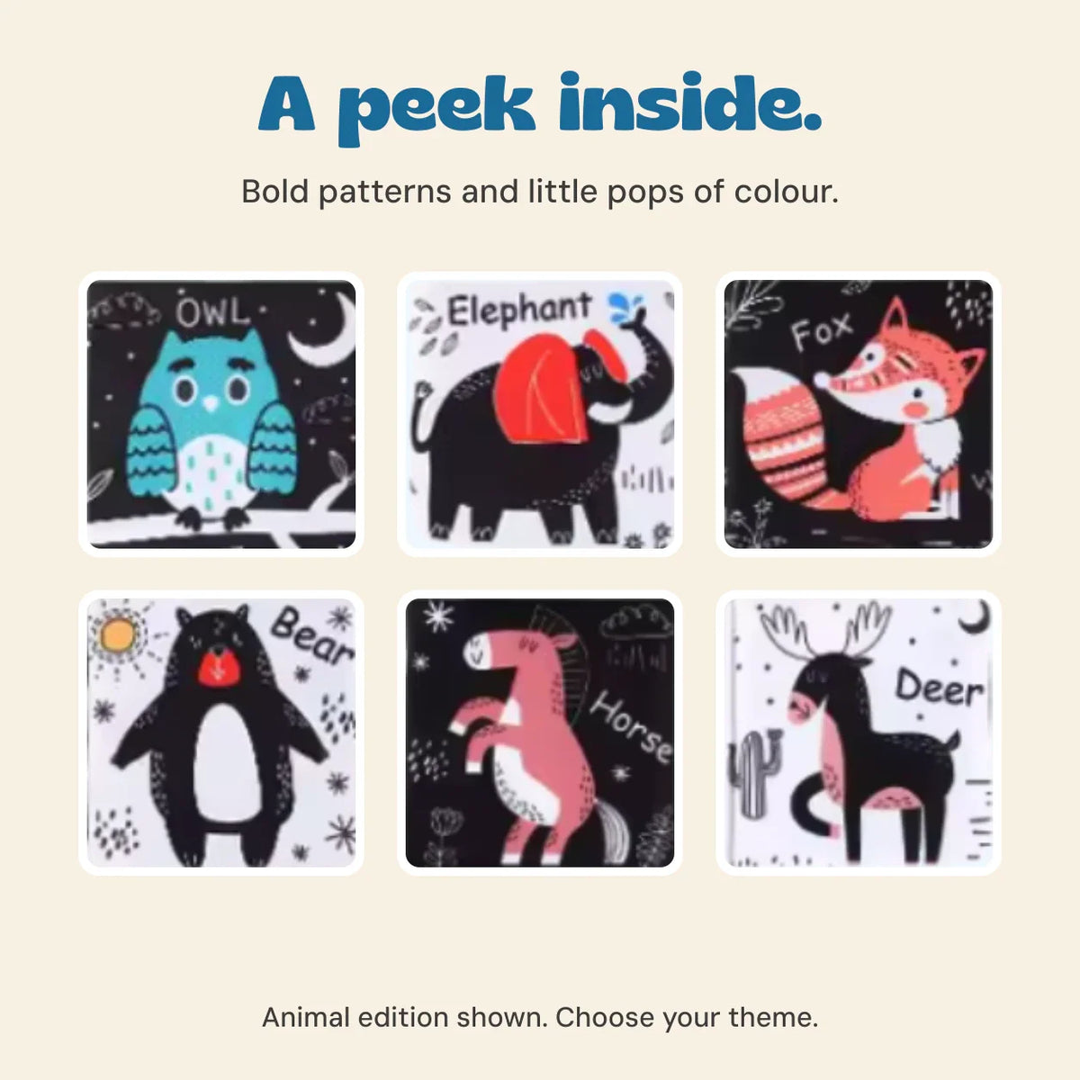 ContrastCuddle Visual Stimulation Book